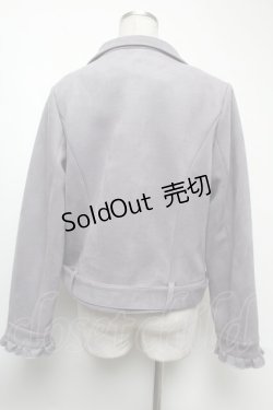 画像2: axes femme POETIQUE / フェイクスエードライダース M ブルーグレー S-25-02-17-009-AX-JA-AS-ZT285