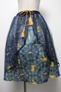 axes femme POETIQUE / ディズニーアラジン/スカート  紺 S-25-02-17-1058-AX-SK-AS-ZI