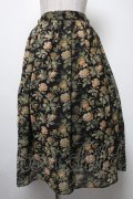 axes femme / バッスル風デザインスカート M 黒 S-25-02-17-1059-AX-SK-SZ-ZI