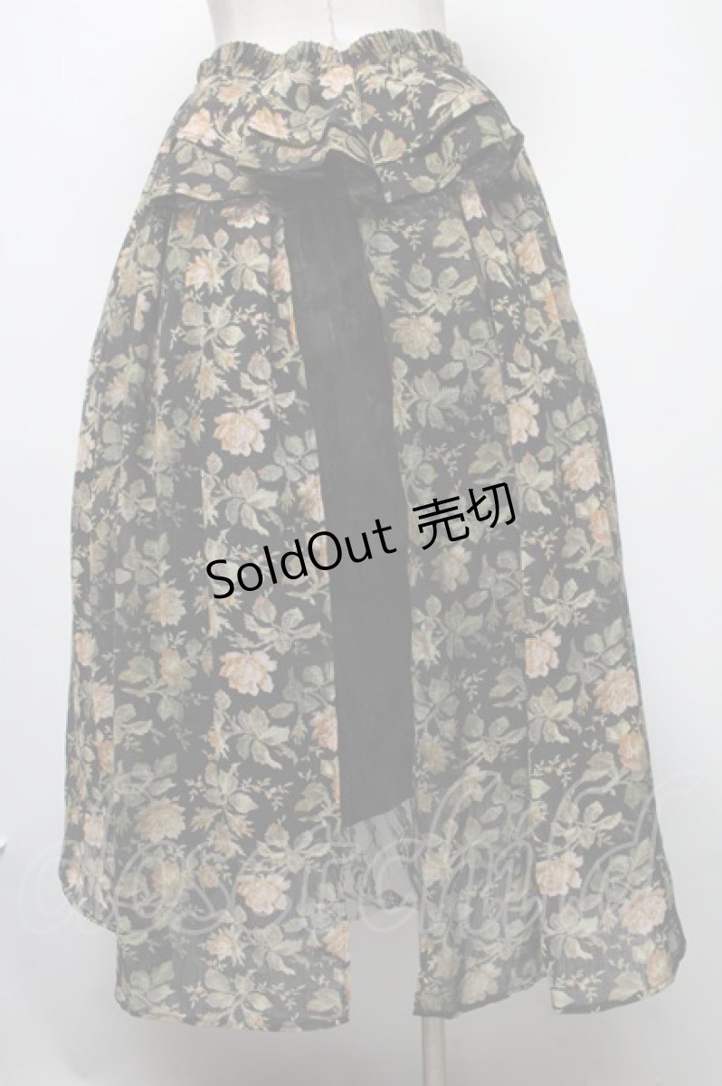 画像2: 【SALE】axes femme / バッスル風デザインスカート M 黒 S-25-02-17-1059-AX-SK-SZ-ZT392 (2)