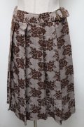 axes femme / ラップパンツ  ブラウン S-25-02-17-1074-AX-PA-AS-ZT195