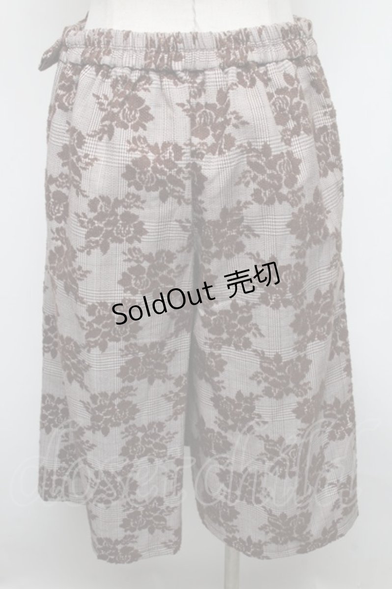 画像2: 【SALE】axes femme / ラップパンツ  ブラウン S-25-02-17-1074-AX-PA-AS-ZT195 (2)
