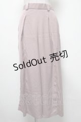 axes femme / サテンワイドパンツ  ピンク S-25-02-17-1075-AX-PA-HR-ZT195