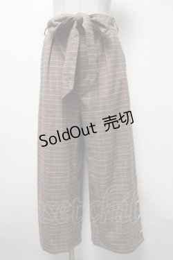 画像1: axes femme / パンツ  ブラウン S-25-02-17-1077-AX-PA-HR-ZT179