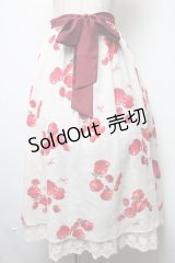 axes femme / キャンディーアップル柄スカート  オフ S-25-02-17-1041-AX-SK-AS-ZT198