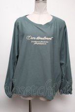 画像1: 【SALE】axes femme / アソートロゴドルマンTシャツ  グリーン S-25-02-17-023-AX-TS-HR-ZT153 (1)