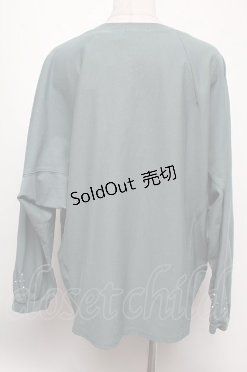 画像2: 【SALE】axes femme / アソートロゴドルマンTシャツ  グリーン S-25-02-17-023-AX-TS-HR-ZT153 (2)