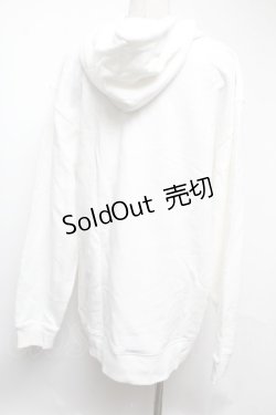 画像2: NieR Clothing / プリントパーカー  白 S-25-02-17-003-PU-TO-AS-ZT328