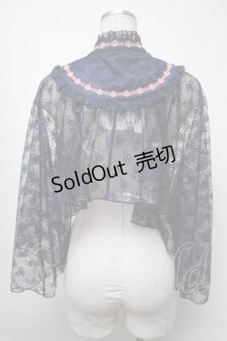 画像2: axes femme kawaii / ブルーミングレースケープ  紺 S-25-02-17-030-AX-JA-HR-ZS