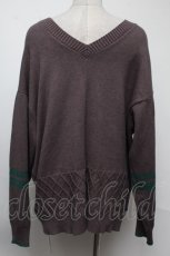 画像2: 【SALE】axes femme / ハリー・ポッター前後カーディガン  グレー S-25-02-17-034-AX-BL-AS-ZT361 (2)