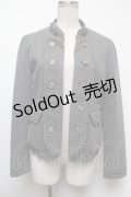 axes femme / ナポレオン風カットジャケット M グレー S-25-02-17-035-AX-JA-SZ-ZT343