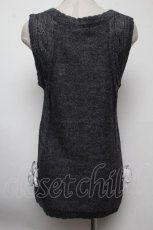 画像2: 【SALE】axes femme / プチハイネックニットベスト  グレー S-25-02-17-040-AX-TO-AS-ZT344 (2)
