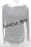 gouk / 和柄カットソー  黒 S-25-02-17-048-GO-TO-HR-ZS