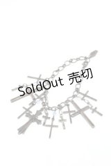 Moi-meme-Moitie / M+ROSEｘ十字架ブレスレット   S-25-02-19-001-MO-AC-HR-ZS