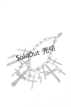 画像1: Moi-meme-Moitie / M+ROSEｘ十字架ブレスレット   S-25-02-19-001-MO-AC-HR-ZS