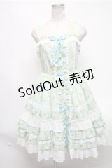 Angelic Pretty / Flower Vacationジャンパースカート  ミント S-25-02-19-059-AP-OP-HR-ZS