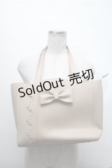m petit by misako / AMリボントートバッグ  ベージュ S-25-02-19-007-LO-BG-AS-ZS