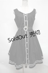 metamorphose / ノースリーブワンピース  黒ｘ白 S-25-02-19-068-ME-OP-AS-ZS