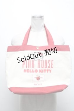 画像1: PINK HOUSE / Hello Kittyトートバッグ  赤 S-25-02-19-009-LO-BG-AS-ZS