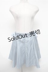 axes femme POETIQUE / ストライプキュロット  サックス S-25-02-19-081-AX-PA-HR-ZI