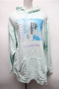 MILKBOY / ETプリントパーカー  サックス S-25-02-19-030-MB-TS-HR-ZT220