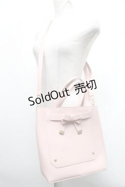 画像2: m petit by misako / AMマエリボン2WAYバッグ  ピンク S-25-02-19-005-LO-BG-HR-ZS