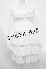 Vallee lys / Coquelicot Dress ミディアム丈  キナリ S-25-02-19-046-GO-OP-HR-ZS