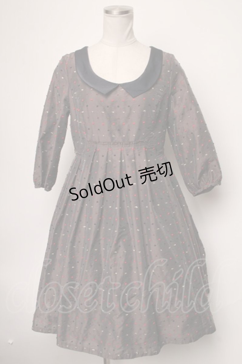 画像1: 【SALE】Emily Temple cute / カラードットワンピース  ブラウン S-25-02-21-056-ET-TO-HR-ZT300 (1)