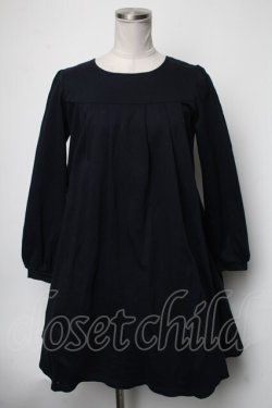 画像1: Melody BasKet / Aラインワンピース  紺 S-25-02-21-063-LO-OP-HR-ZT067