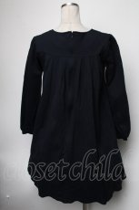 画像2: 【SALE】Melody BasKet / Aラインワンピース  紺 S-25-02-21-063-LO-OP-HR-ZT067 (2)