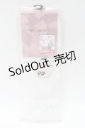 m petit by misako / シアーハート柄クルーソックス  白 S-25-02-21-003-LO-ZA-HR-ZS