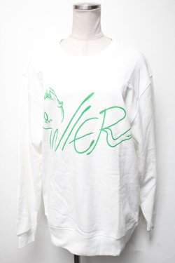 画像1: NieR Clothing / プリントトレーナー  白 S-25-02-21-027-PU-TO-HR-ZY