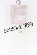 m petit by misako / レース＆リボン付きクルーソックス  白 S-25-02-21-006-LO-ZA-HR-ZS