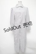 Maison de FLEUR Petite Robe / パフスリーブレトロボタンドレス M ラベンダー S-25-02-25-052-EL-OP-SZ-ZT067