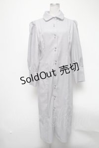 Maison de FLEUR Petite Robe / パフスリーブレトロボタンドレス M ラベンダー S-25-02-25-052-EL-OP-SZ-ZT067