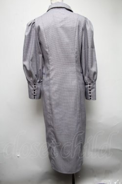 画像2: Maison de FLEUR Petite Robe / パフスリーブレトロボタンドレス M ラベンダー S-25-02-25-052-EL-OP-SZ-ZT067