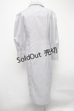 画像2: Maison de FLEUR Petite Robe / パフスリーブレトロボタンドレス M ラベンダー S-25-02-25-052-EL-OP-SZ-ZT067