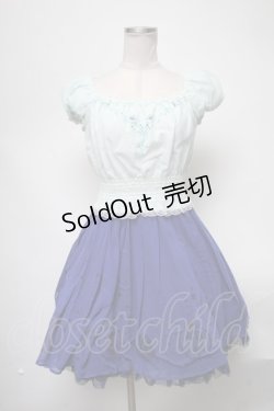 画像1: 【SALE】Secret Honey / スケッチアートセットアップ(アナver)  サックス S-25-02-25-066-CA-OP-HR-ZT213