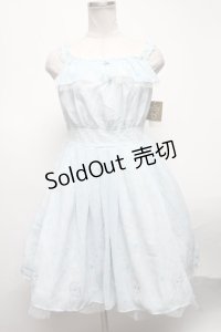 Secret Honey / スケッチアートワンピース(エルサver.)  サックス S-25-02-25-067-CA-OP-HR-ZS