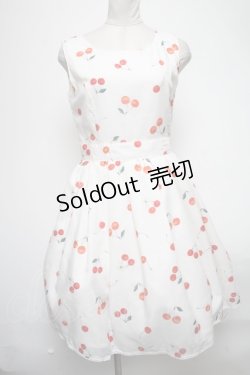 画像1: mille fille closet by LODISPOTTO / Sweet Cherryワンピース M アイボリー S-25-02-25-071-LO-OP-SZ-ZS