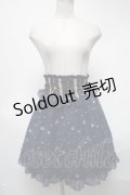 Deary / 星柄シフォンスカート  紺 S-25-02-25-081-LO-TO-HR-ZS
