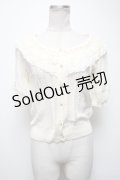axes femme / シフォンお花レースカーディガン  オフ S-25-02-25-016-AX-TO-HR-ZS