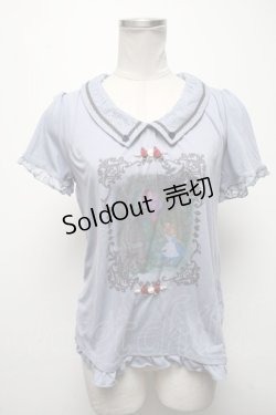 画像1: axes femme / 不思議の国のアリスプルオーバー  サックス S-25-02-25-027-AX-TO-HR-ZS