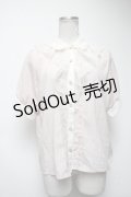 axes femme POETIQUE / レースラッフルフリル半袖ブラウス  ピンク S-25-02-27-045-AX-BL-AS-ZS