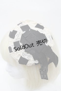 画像3: LOLITA / ヘッドドレス  オフｘ黒 S-25-02-27-005-LO-ZA-AS-ZS