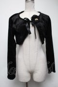metamorphose / ベロアボレロ  黒 S-25-02-27-056-ME-TO-AS-ZT048