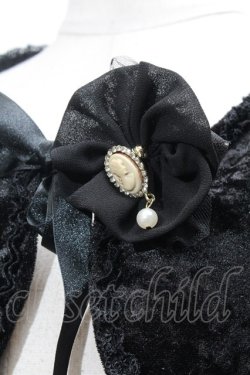 画像3: metamorphose / ベロアボレロ  黒 S-25-02-27-056-ME-TO-AS-ZT048