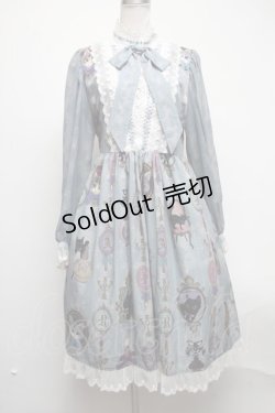 画像1: Royal Princess Alice / Perfume Catワンピース  ブルーグレー S-25-02-27-060-LO-OP-AS-ZS