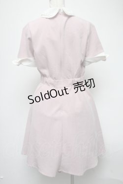 画像2: axes femme POETIQUE / フラワーレース襟ワンピース  ピンク S-25-02-27-062-AX-OP-AS-ZS