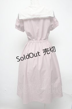 画像2: axes femme POETIQUE / レース襟ワンピース  ピンク S-25-02-27-064-AX-OP-AS-ZS